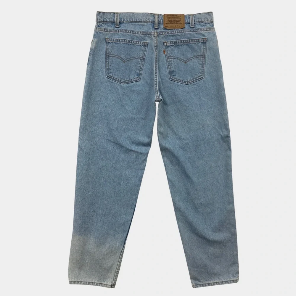 Vintage Levis‎ 550 Orange Tab Jeans Mens Actual Size 34x29 Made in USA Relaxed